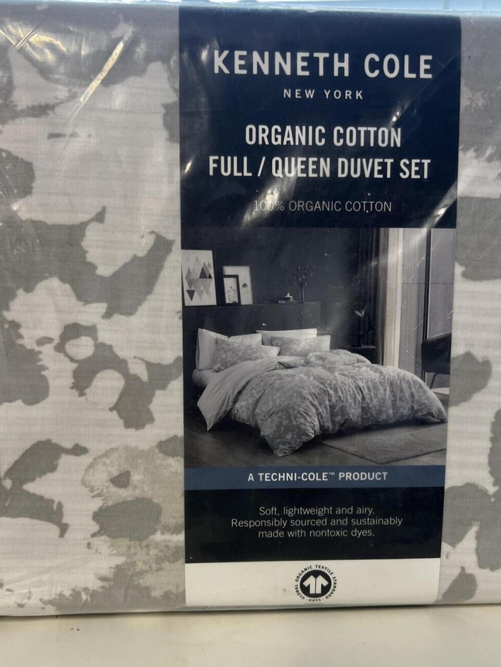 Kenneth Cole New York Merrion 3 Piece Comforter Set, Full/Queen, NWT